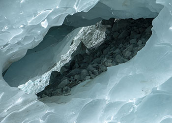 Grotte du bas glacier d'Arolla